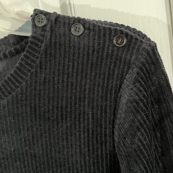 Majestic Filatures Ribbed Cashmere-Blend Long Sleeve Deluxe Tee Shirt Womens XS - Picture 5 of 14